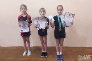 Юные волковысские теннисисты в числе призеров первенства области по настольному теннису среди учащихся 2011 г. рождения и младше