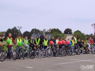 Учащиеся учреждений образования нашего города приняли участие в велопробеге «В единстве сила»
